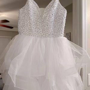 White Homecoming dress